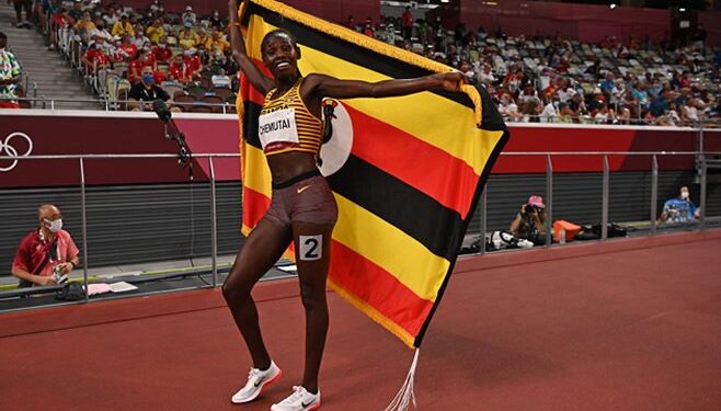 Peruth Chemutai creates history for Uganda with women’s 3,000m steeplechase gold