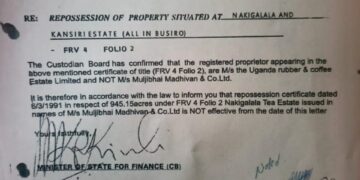 New Evidence Puts Madhvani’s Nakigalala Land Title Under Question